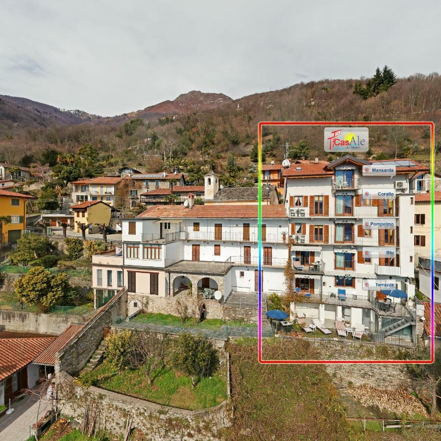 Casale Fe-Wo - Appartamenti Con Vista Lago กันเนโร ริเวียรา ภายนอก รูปภาพ
