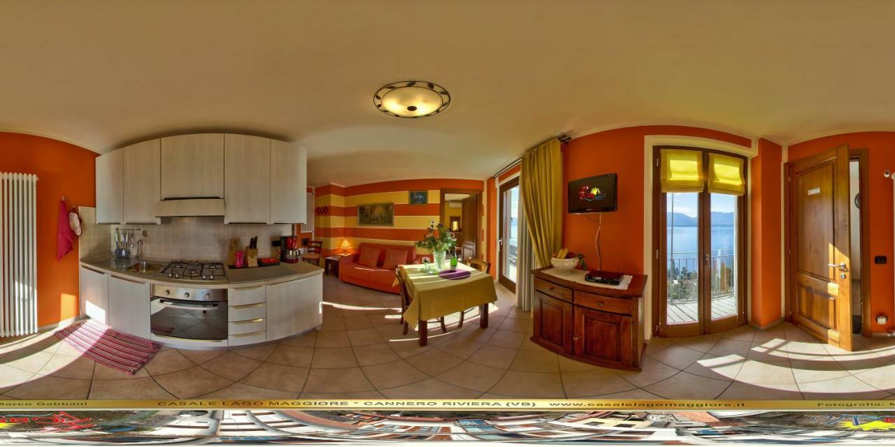 Casale Fe-Wo - Appartamenti Con Vista Lago กันเนโร ริเวียรา ภายนอก รูปภาพ