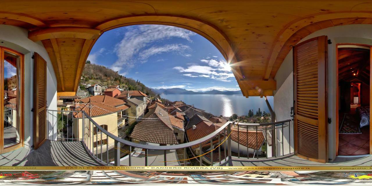 Casale Fe-Wo - Appartamenti Con Vista Lago กันเนโร ริเวียรา ภายนอก รูปภาพ
